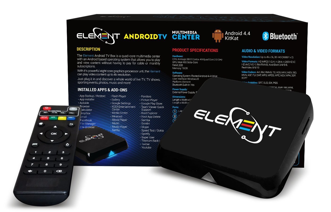 2015 Element Ti4 Android TV Box