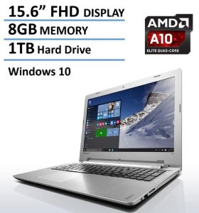 Lenovo Ideapad 500 A10-8700P 80K4001MUS 15.6 inch Notebook