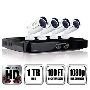 NIGHT OWL C-841-A10 8 Channel 1080P DVR Security System