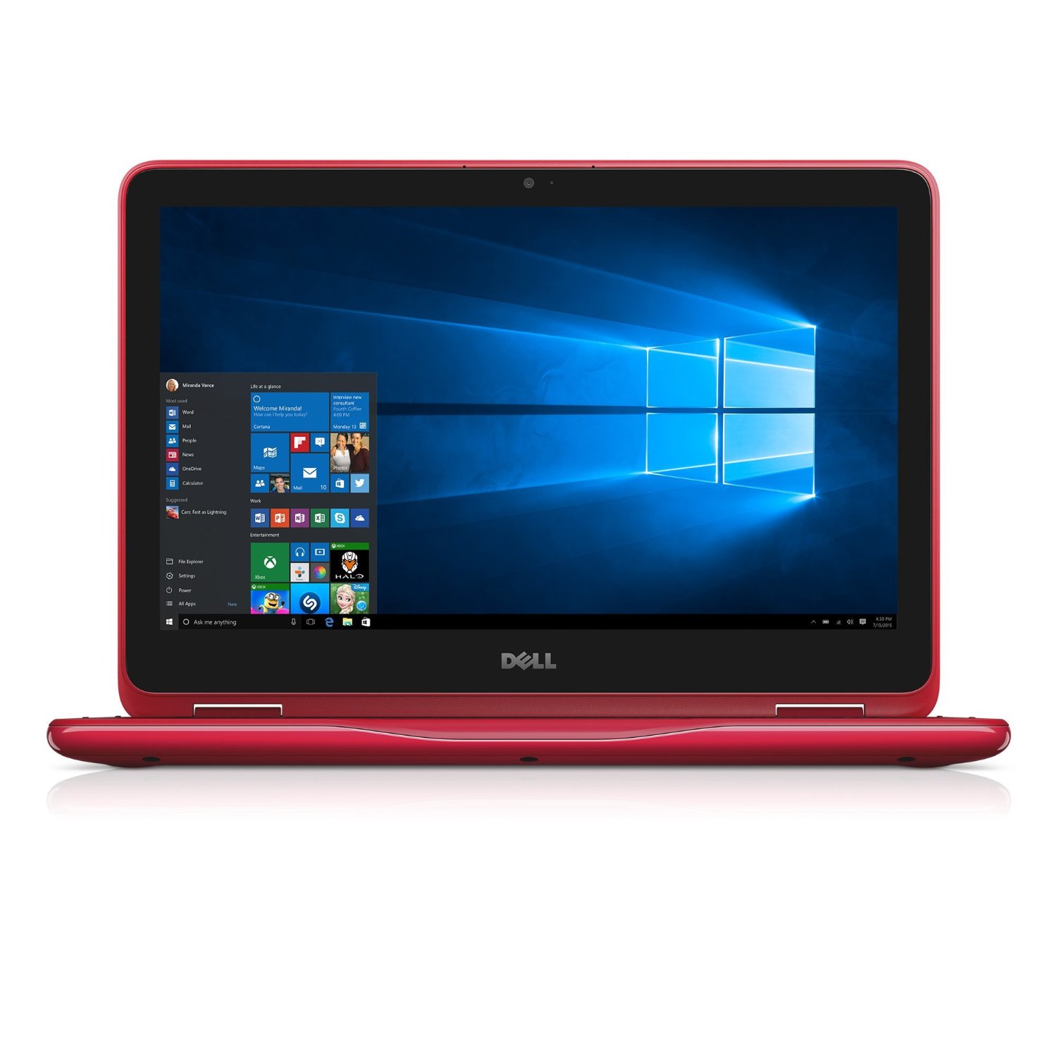 Dell i3168-3270RED 11.6 HD 2-in-1 Laptop