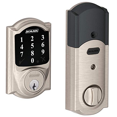 Schlage BE468-2k Connect Camelot Touchscreen Deadbolt with Z-wave Technology