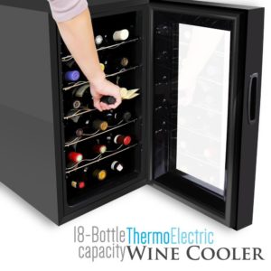 NutriChef PKTEWC Electric Chilling Wine Cooler