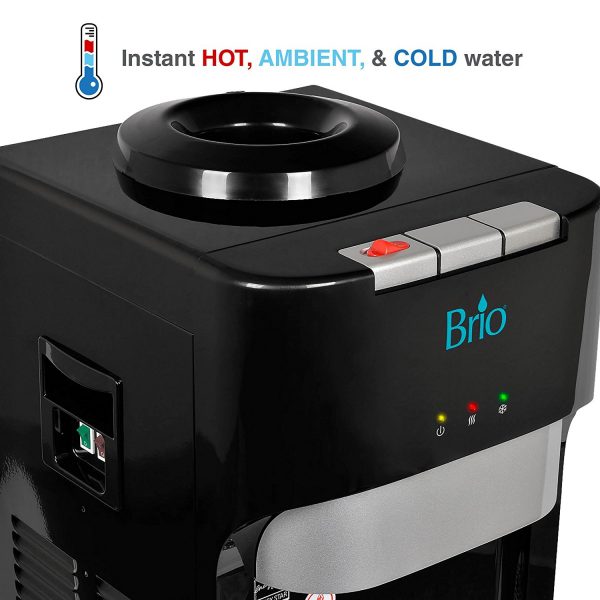 Brio Essential Series CLTL420 Top Load Hot, Cold & Room Water Cooler