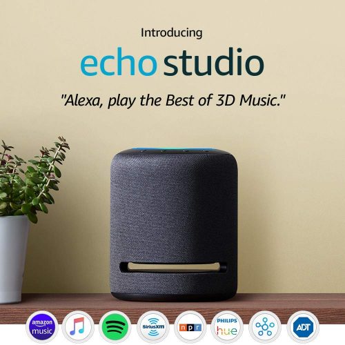 Echo Studio High-fidelity smart speaker with 3D audio and Alexa