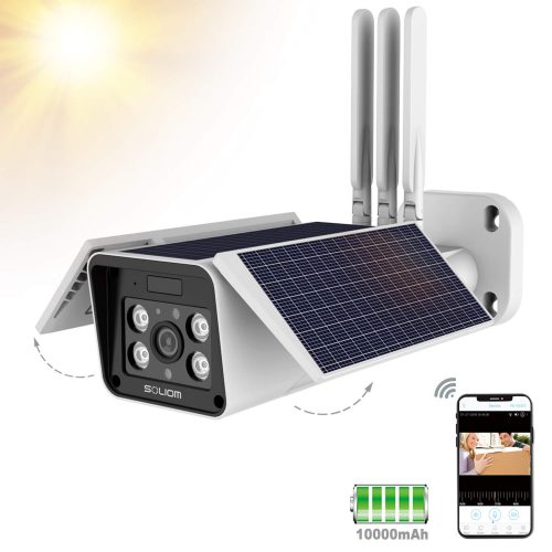 Soliom Outdoor Home Security Solar Battery Camera