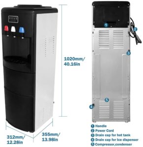 Northair Hot & Cold Water Dispensers with Ice Maker