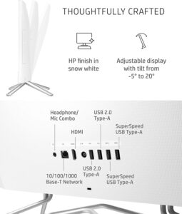 2021 All-in-One Desktop PC, 24-dp1250 Connectivity