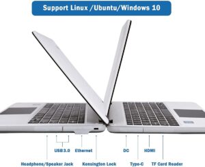 GEEKPLUS 11.6-inch celeron N4000 Mini Student Laptop