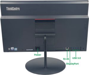 Lenovo ThinkCentre M810z All in One Desktop Connectivity Ports