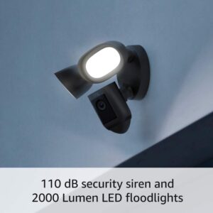 Ring Floodlight Cam Wired Pro with Bird’s Eye View, 3D Motion Detection