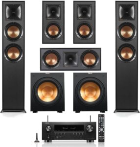 Klipsch Reference 5.2 Home Theater System, 2X R-625FA Floorstanding Speaker